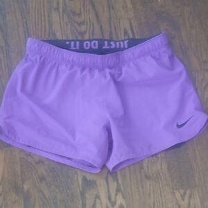 Nike Women's Lavender Athletic Shorts